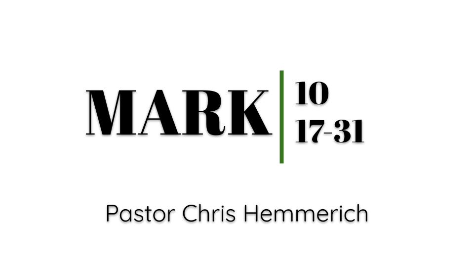 Mark 10:17-31 (Audio)